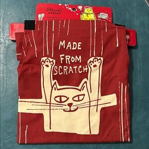 Blue Q Playful Cat Red Apron